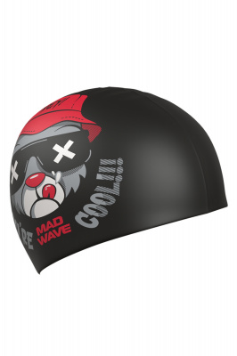 Юниорская силиконовая шапочка Mad Wave Cool bear M0574 14 0 00W