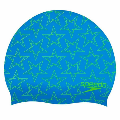 Шапочка для плавания детская Speedo BoomStar Jr 8-08386F302 голубой