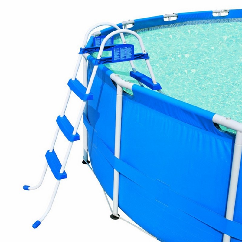 Каркасный бассейн круглый 366x122см SummerEscapes Polygroup P20-1248-B фильтр-насос