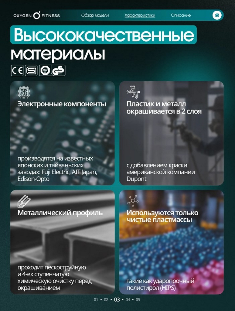 Эллиптический тренажер домашний Oxygen Fitness MINT