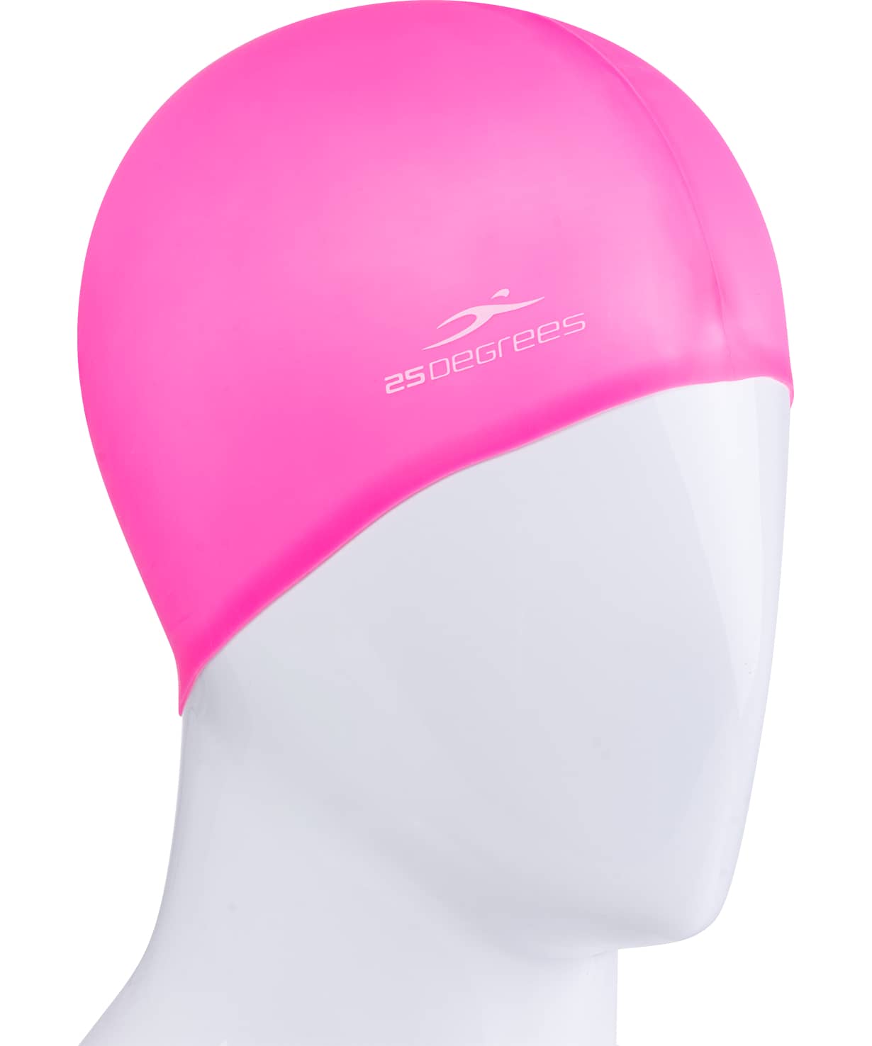 Шапочка для плавания 25DEGREES Nuance Pink, силикон, детский