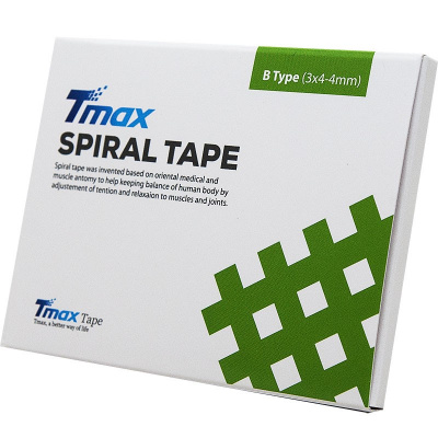 Кросс-тейп Tmax Spiral Tape Type B (20 листов) 423723 телесный