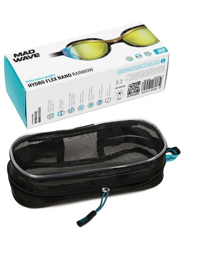 Очки для плавания Mad Wave Hydro flex Nano rainbow M0425 14 0 01W