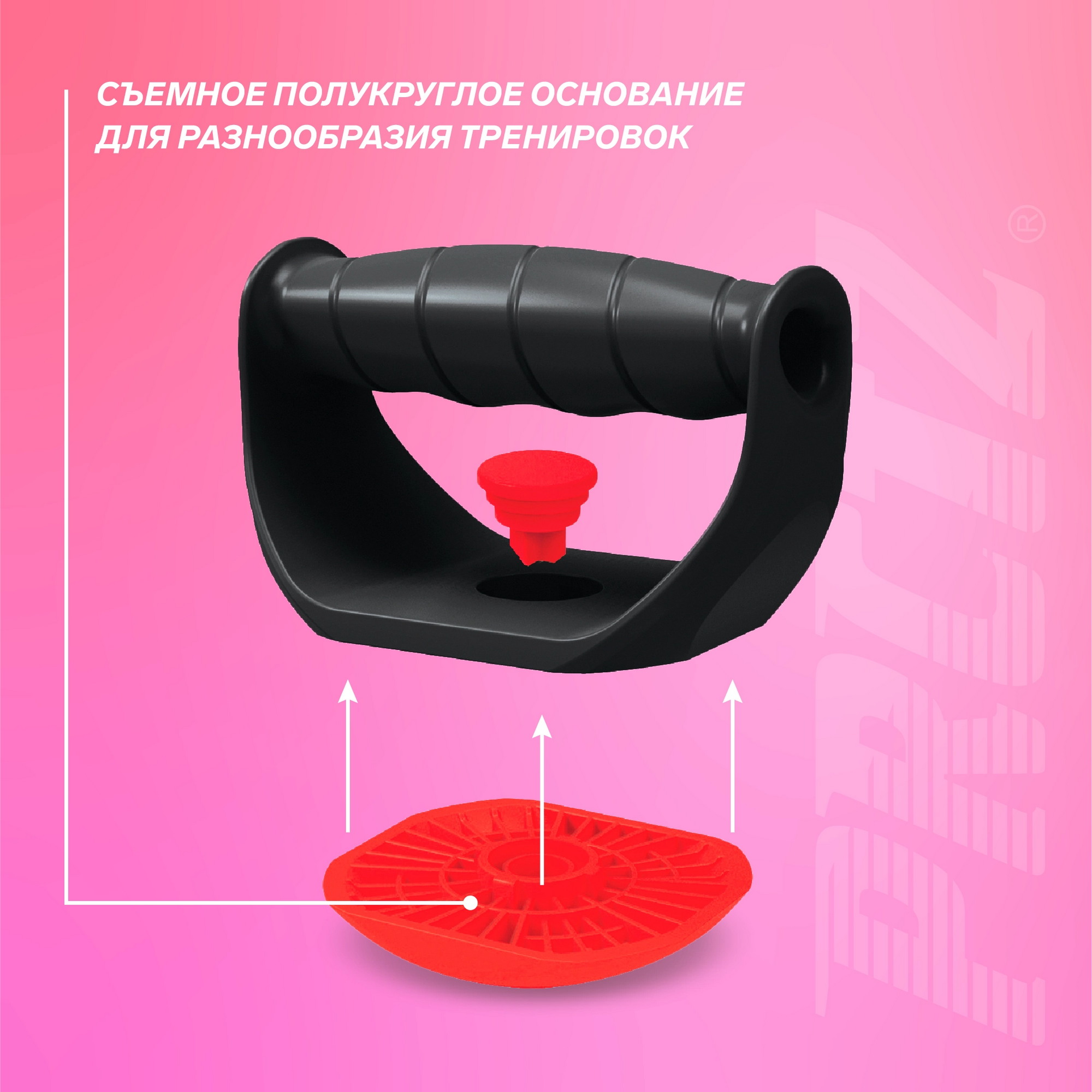 Упоры для отжиманий поворотные PRCTZ SWIVEL PUSH UP BARS PF0870 пара
