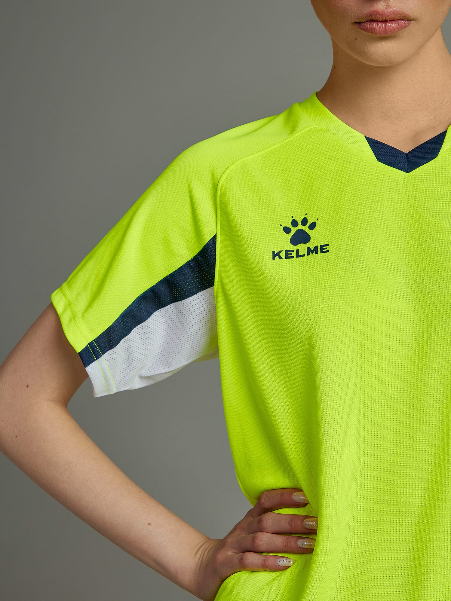 Футбольная форма Kelme Short-Sleeved Football Suit 8251ZB1002-904 Light Green\Blue