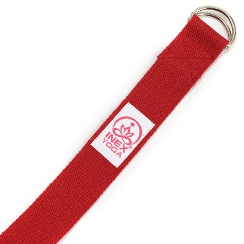 Ремень для йоги Inex Stretch Strap HG\YSTRAP-RD\24-RD-00 красный