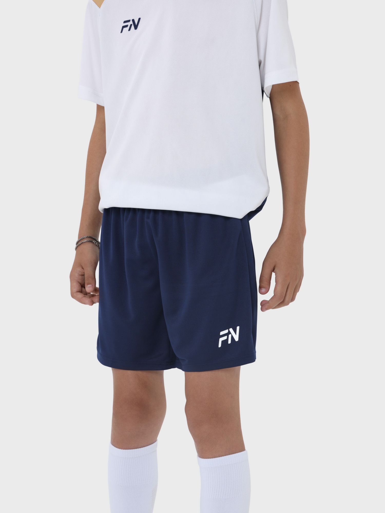 Детская футбольная форма FN Orbital Kid KFN4261019-104 White\Dark Blue