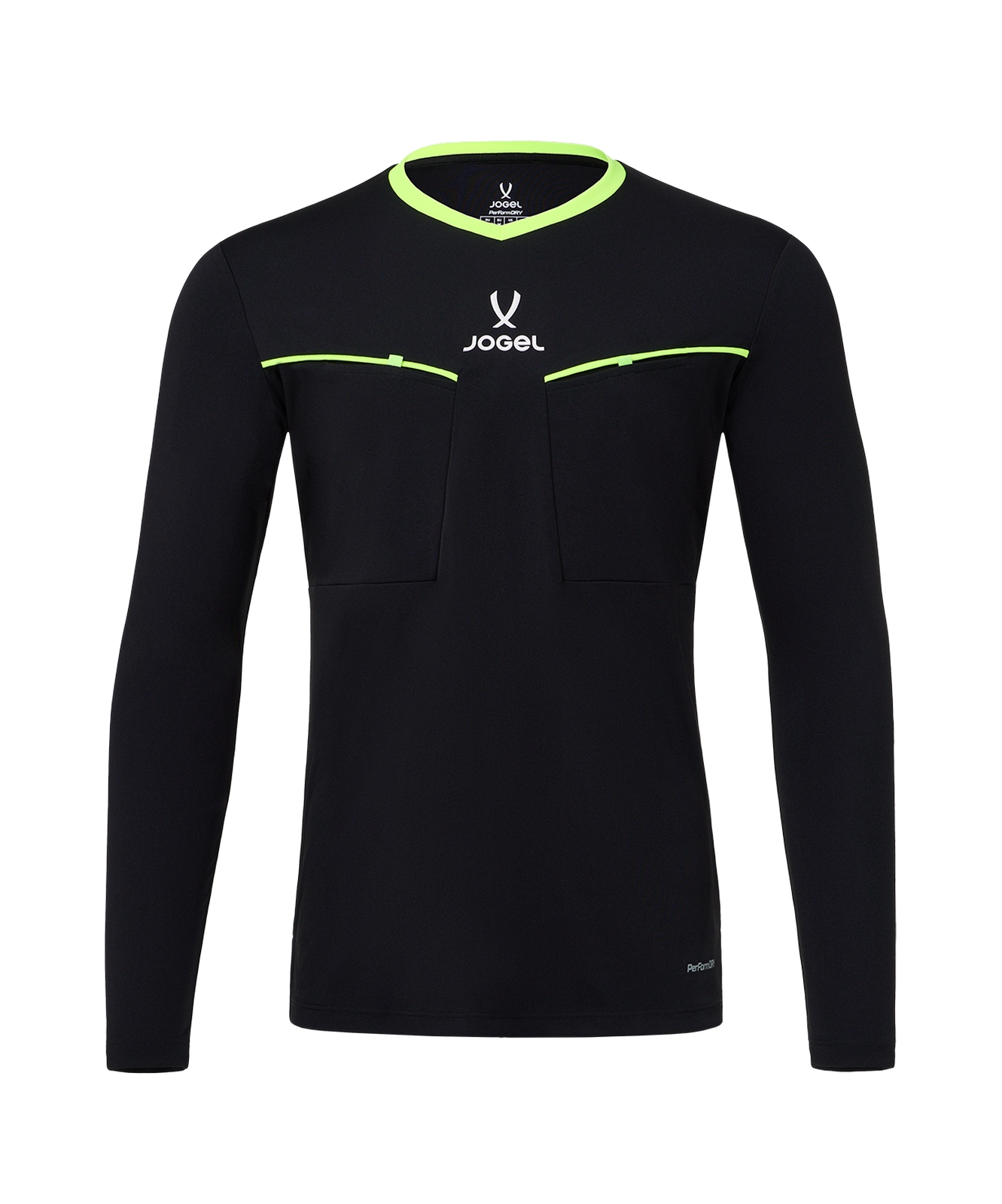 Лонгслив судейский Jogel DIVISION PerFormDRY Referee LS Tee 2.0, черный