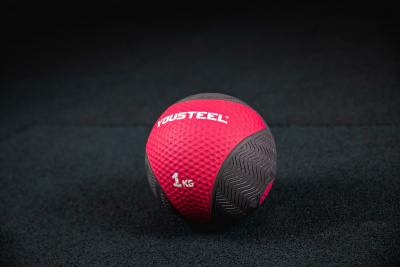 Медицинбол резиновый 1KG YouSteel 19см