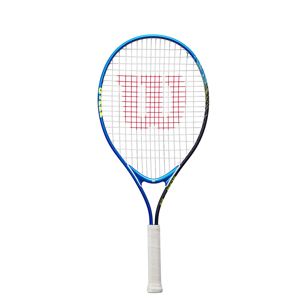 Ракетка для большого тенниса,детская 8-10лет, алюминий, со струнами Wilson Slam Jr 25, WR171810U сине-голубой