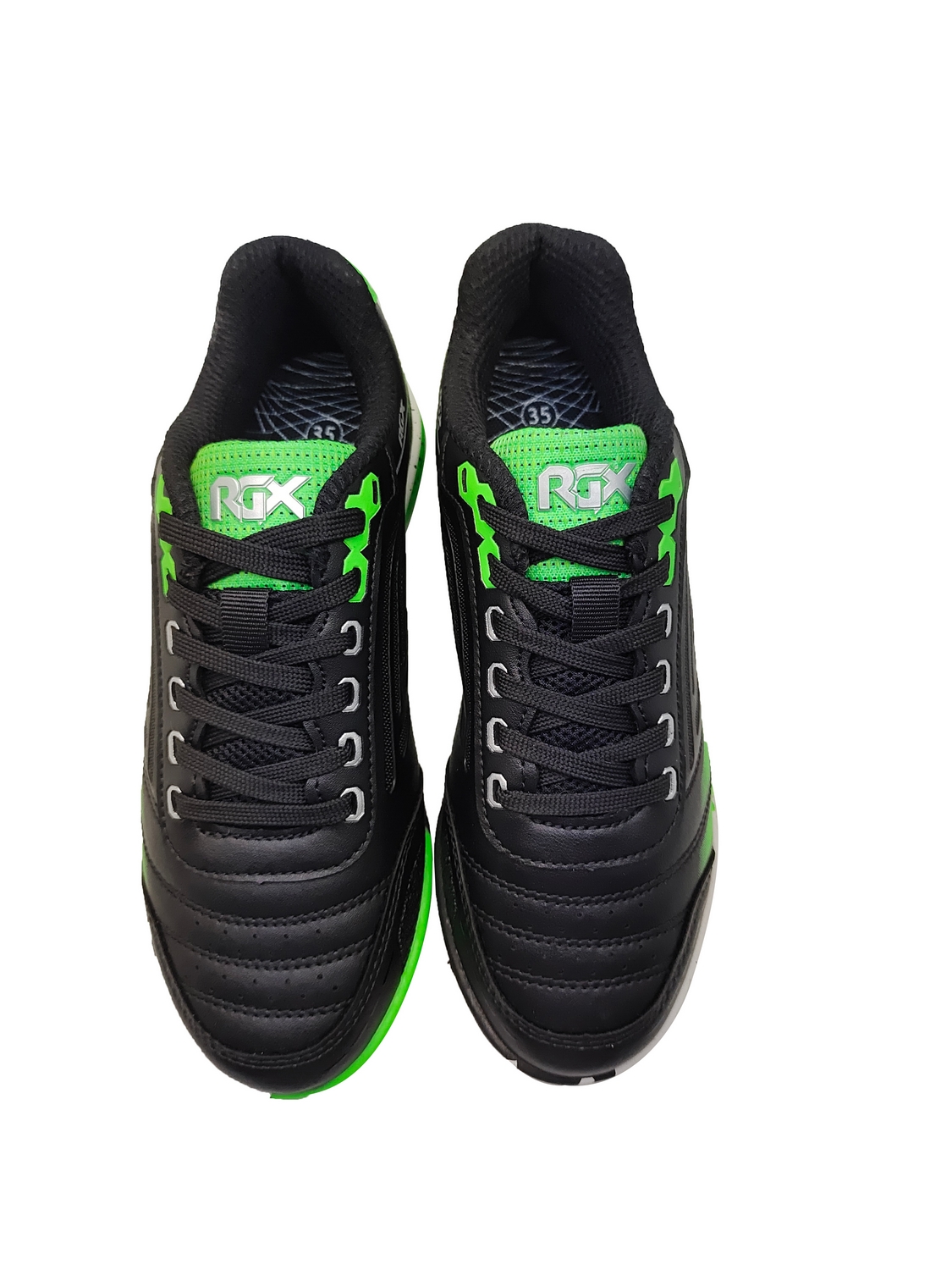 Бутсы зальные детские RGX SB-ZAL-051 Black\Green