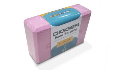 Блок для йоги Hasttings Digger HD22E1-P розовый