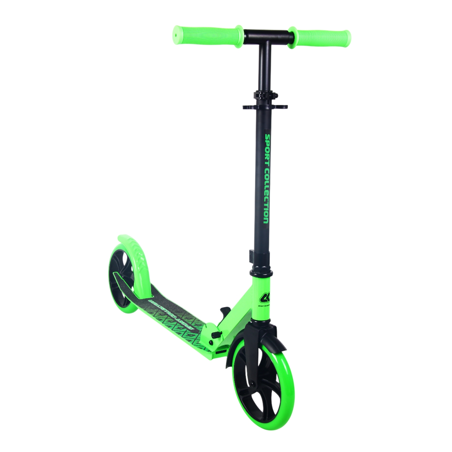 Самокат 200мм Sport Collection CK-SA200-2 green (фонарь и наклейка в подарок)