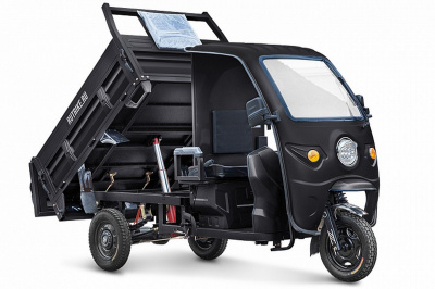 Грузовой электрический трицикл Rutrike D5 КАБИНА гидравлика 1700 60V1200W 025198