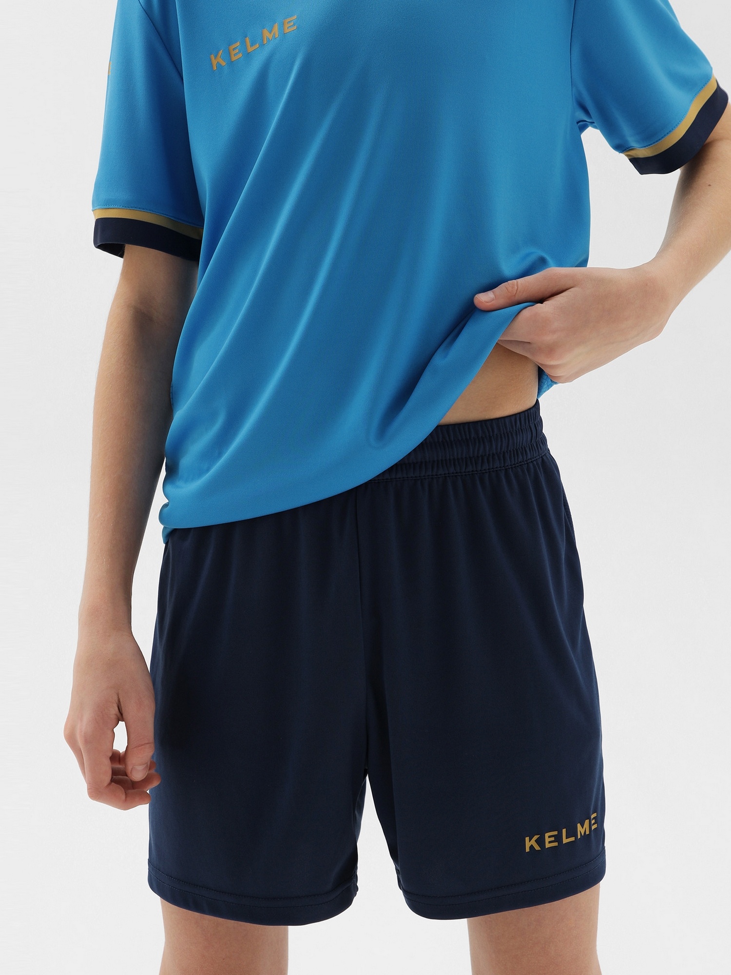 Детская футбольная форма Kelme Football Suit 8351ZB3158-996 Light Blue\Dark Blue