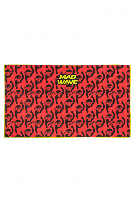 Полотенца Mad Wave Microfiber towel Monkeys M0764 16 1 05W красный