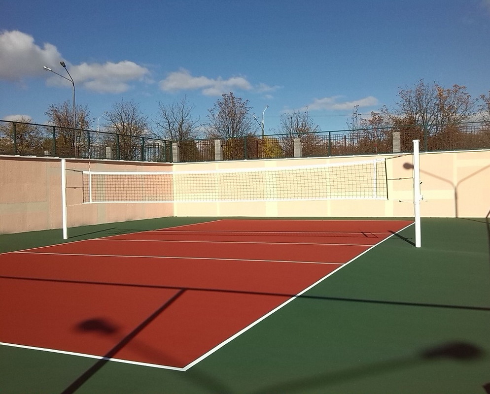 Универсальные алюм. стойки с механической лебедкой натяжения сетки SportWerk SpW-AUS-4