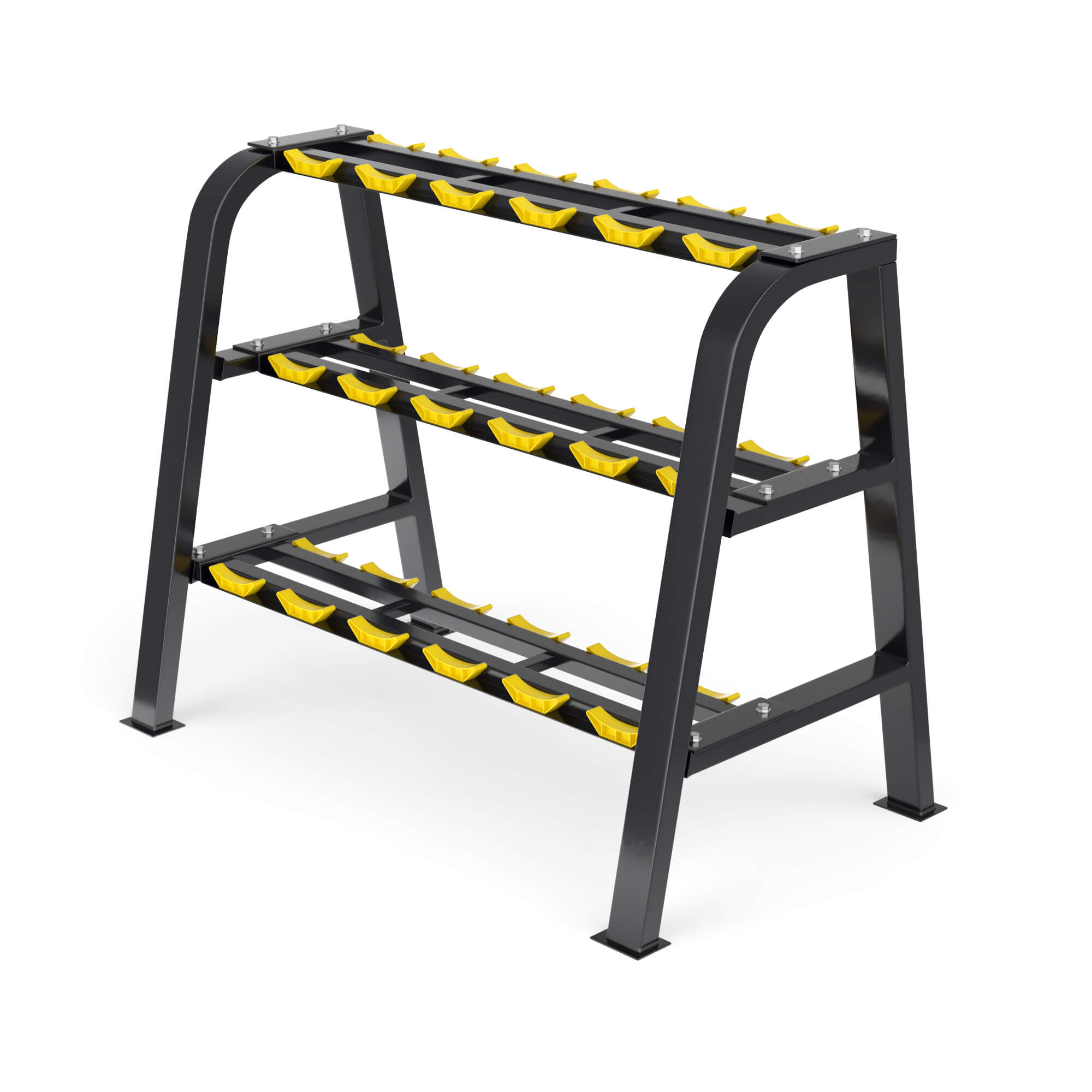 Стойка для гантелей UnixFit DumRack 9 PRO (500 кг) DBRK9PBKYL500