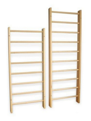 Стенка гимнастическая, перекладины береза, 320х100х14 см Ellada
