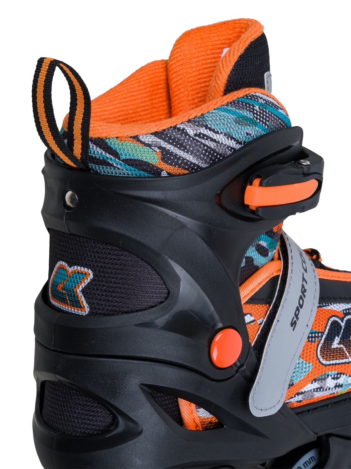 Раздвижные роликовые коньки Alpha Caprice CK-SK-P320-33Orange (антистресс обезьяна в подарок)