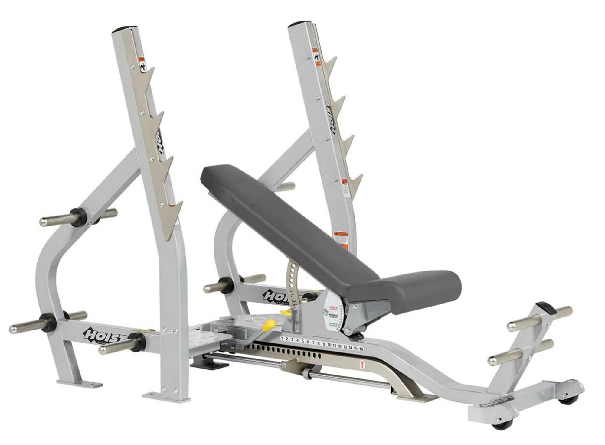 Олимпийская скамья с регулировкой наклона Hoist CF-2179 | Premium Fitness