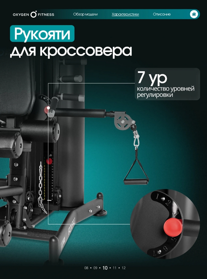 Силовой комплекс полукоммерческий Oxygen Fitness IRON PRO