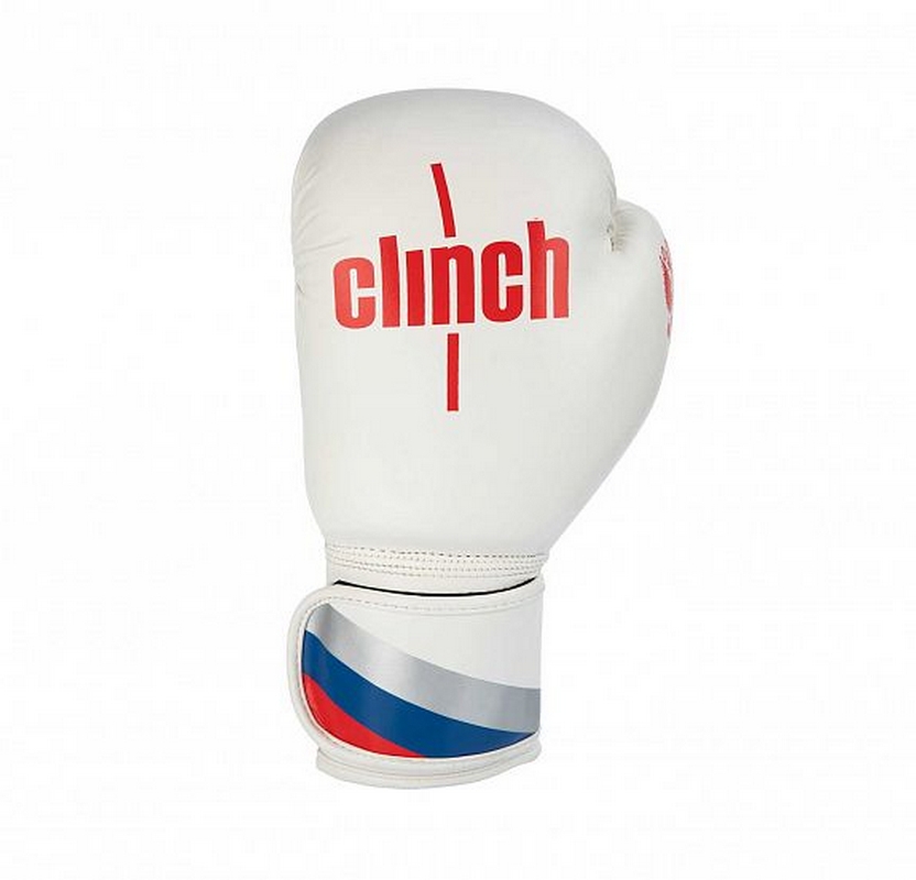 Перчатки боксерские Clinch Olimp C111 бело-красный