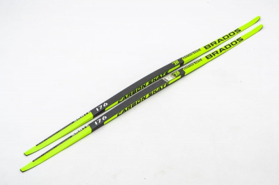 Лыжи гоночные STC BRADOS CARBON SKATE GH7200 Yellow жесткость M-2