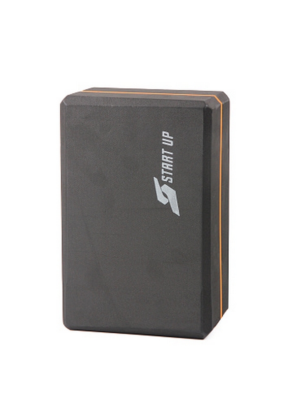 Блок для йоги 22,8x15,2x10см Start Up NT18022B черный