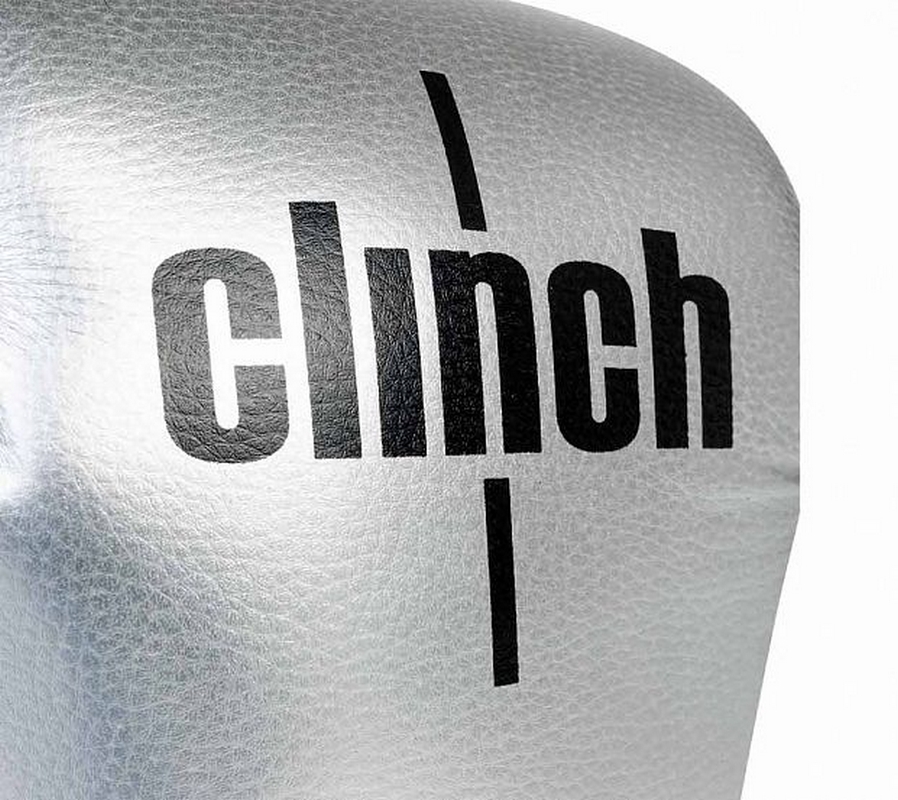 Перчатки боксерские Clinch Punch 2.0 C141 серебристо-черный