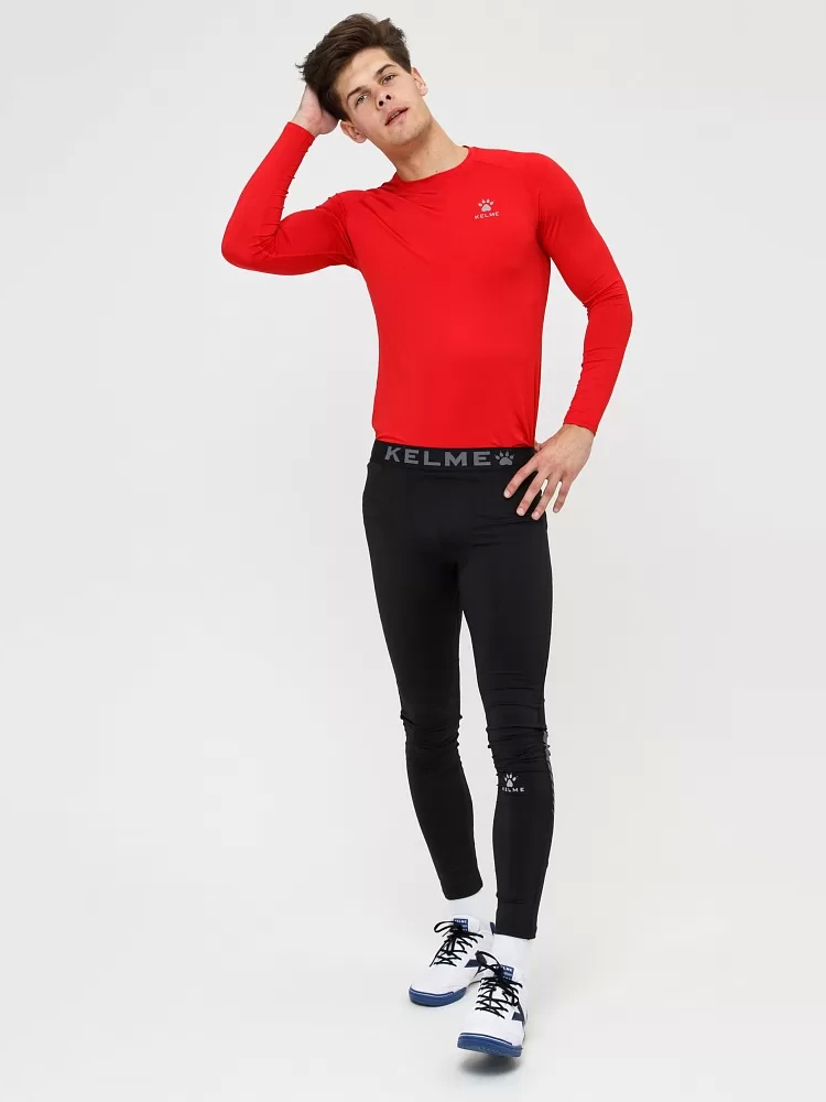 Термобелье (верх) Kelme Tech Fit L\S (Thin) 3891113-600 Red
