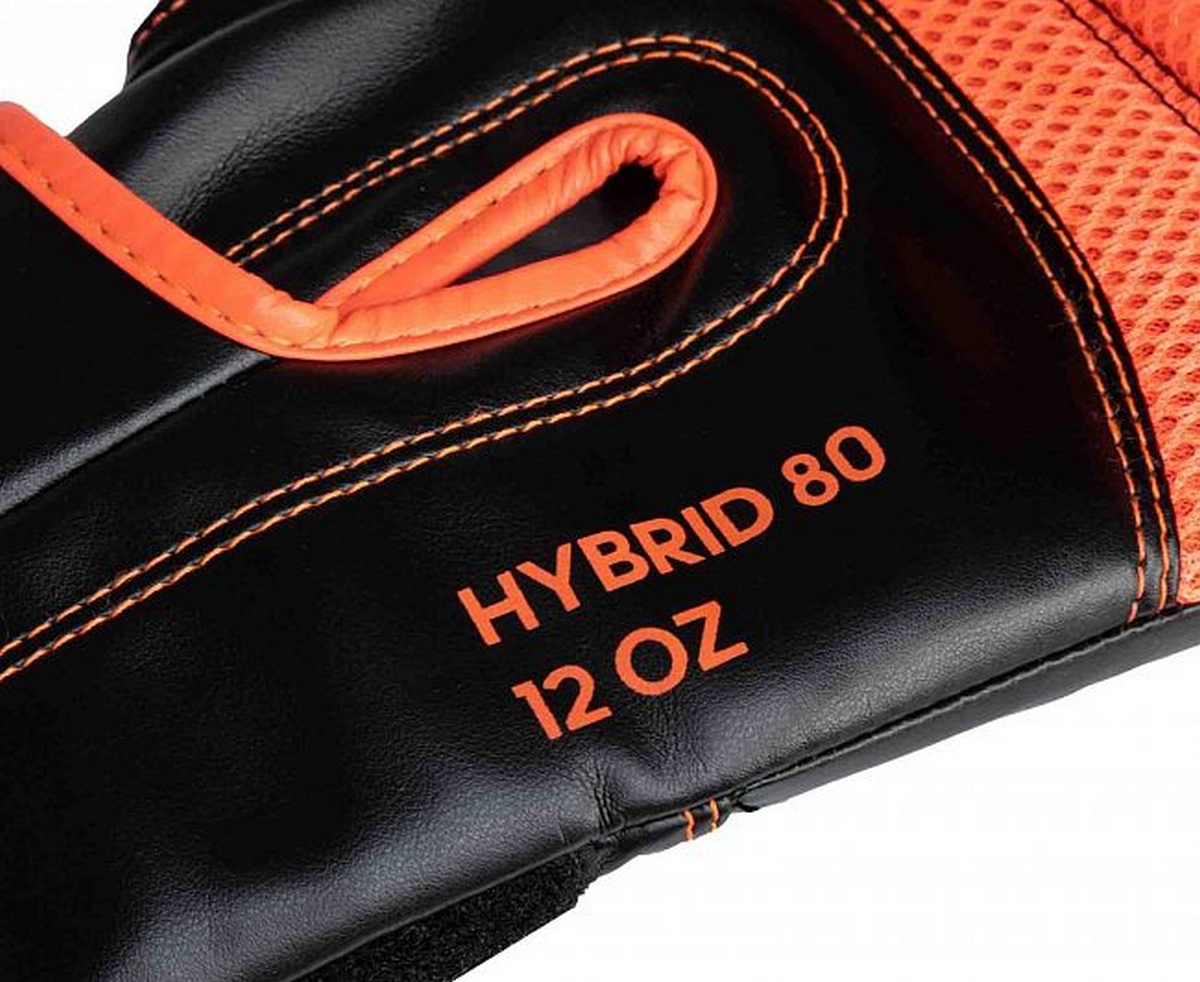 Перчатки боксерские Adidas Hybrid 80 adiH80 черно-красный