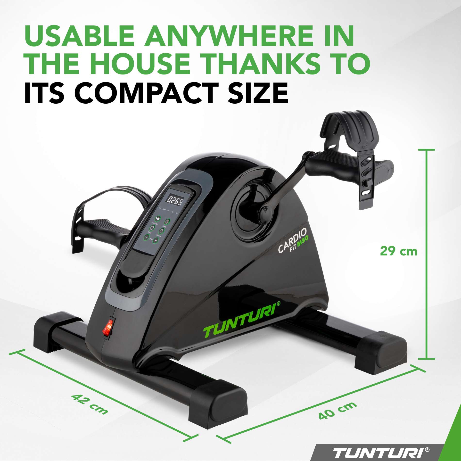 Мини-велотренажер моторизированный Tunturi Cardio Fit M50 23TCFM5000
