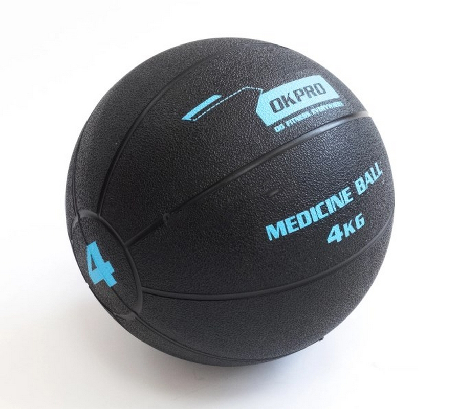 Мяч медицинский 4кг обрезиненный OKPRO OK1219A-4