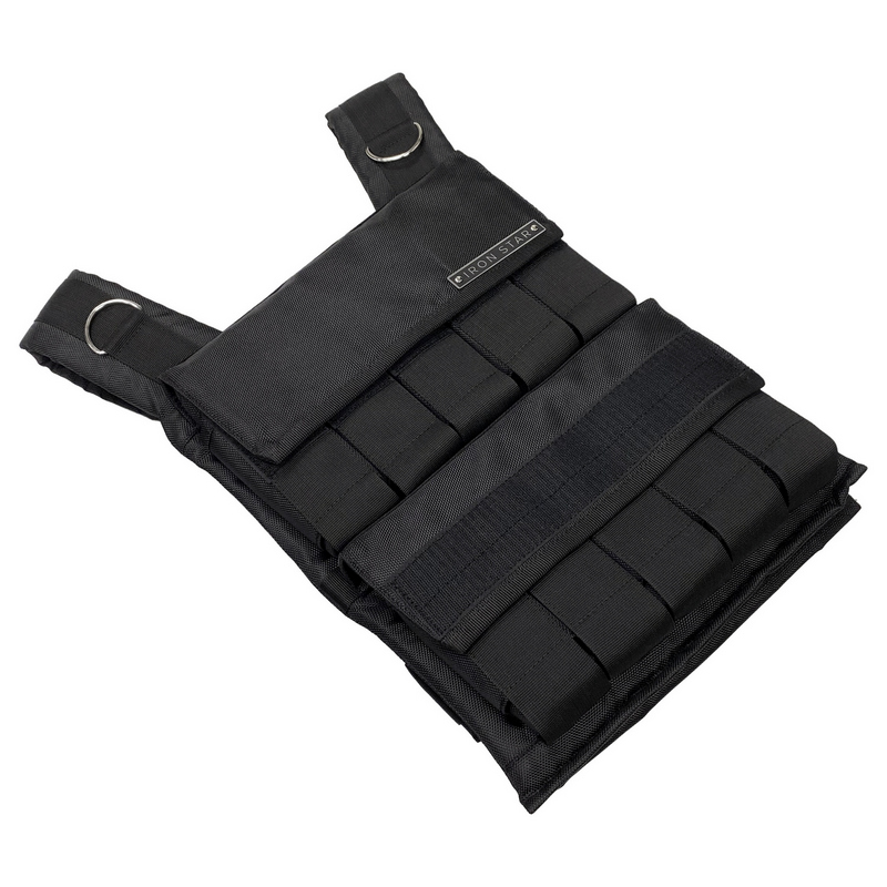 Жилет с отягощением IRON STAR Shtorm 25 кг, черный