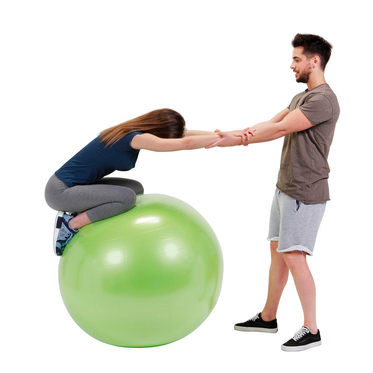 Гимнастический мяч d85 см GYMNIC Physio Gymnic Plus LC\91.85 зеленый