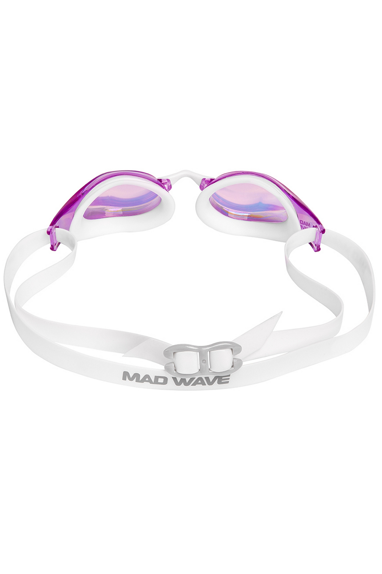 Стартовые очки Mad Wave Forward rainbow M0454 08 0 02W белый