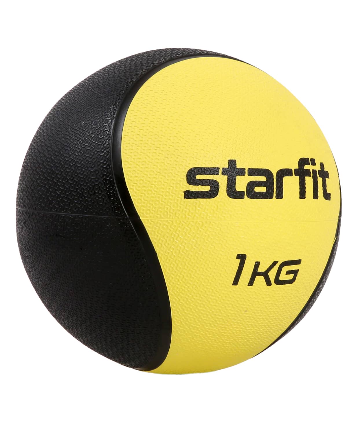 Медбол высокой плотности 1 кг Star Fit GB-702 желтый