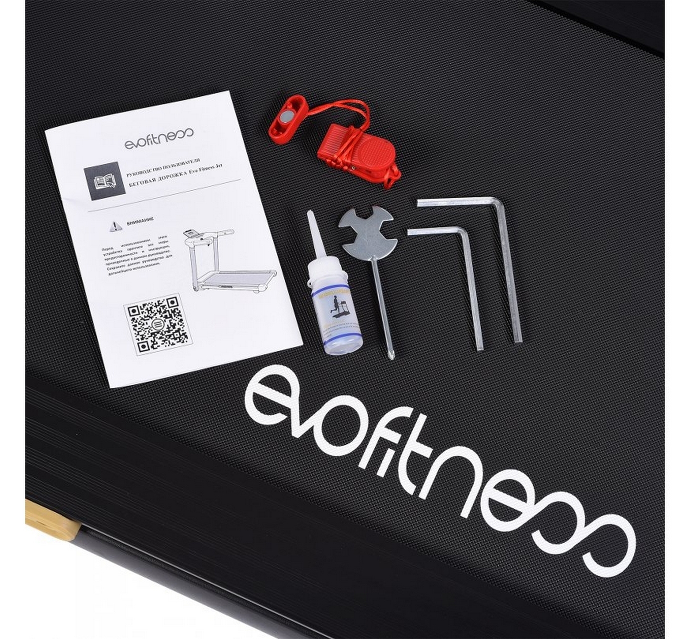 Беговая дорожкаэлектрическая EVO Fitness Jet Black