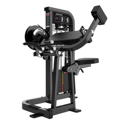 Бицепс/Трицепс сидя ProTrain CP134, полностью черный | Premium Fitness