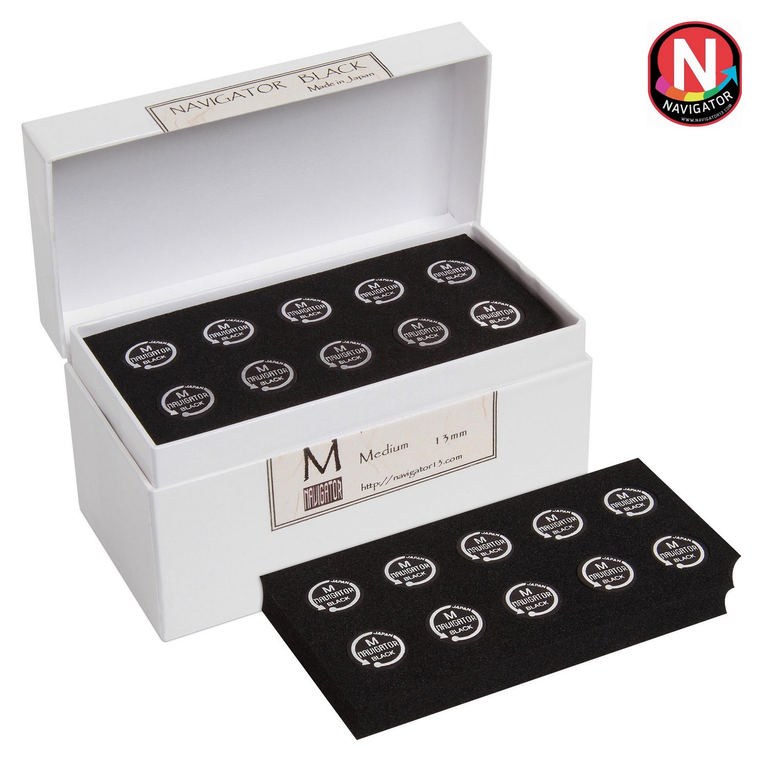 Наклейка для кия Navigator Black ø13мм Medium 1шт.