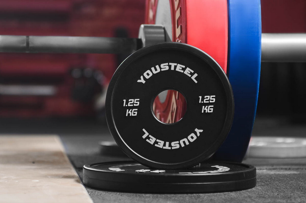 Диск 2,0кг YouSteel каучуковый, тренировочный, черный