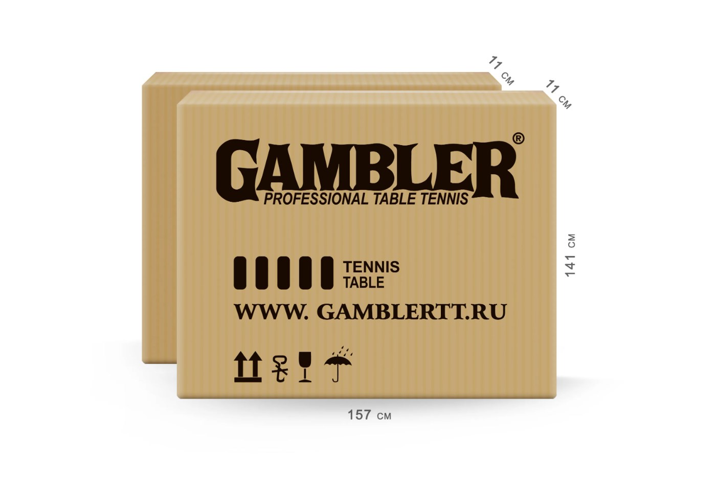 Стол теннисный Gambler Graphite 6 Всепогодный GTS-10