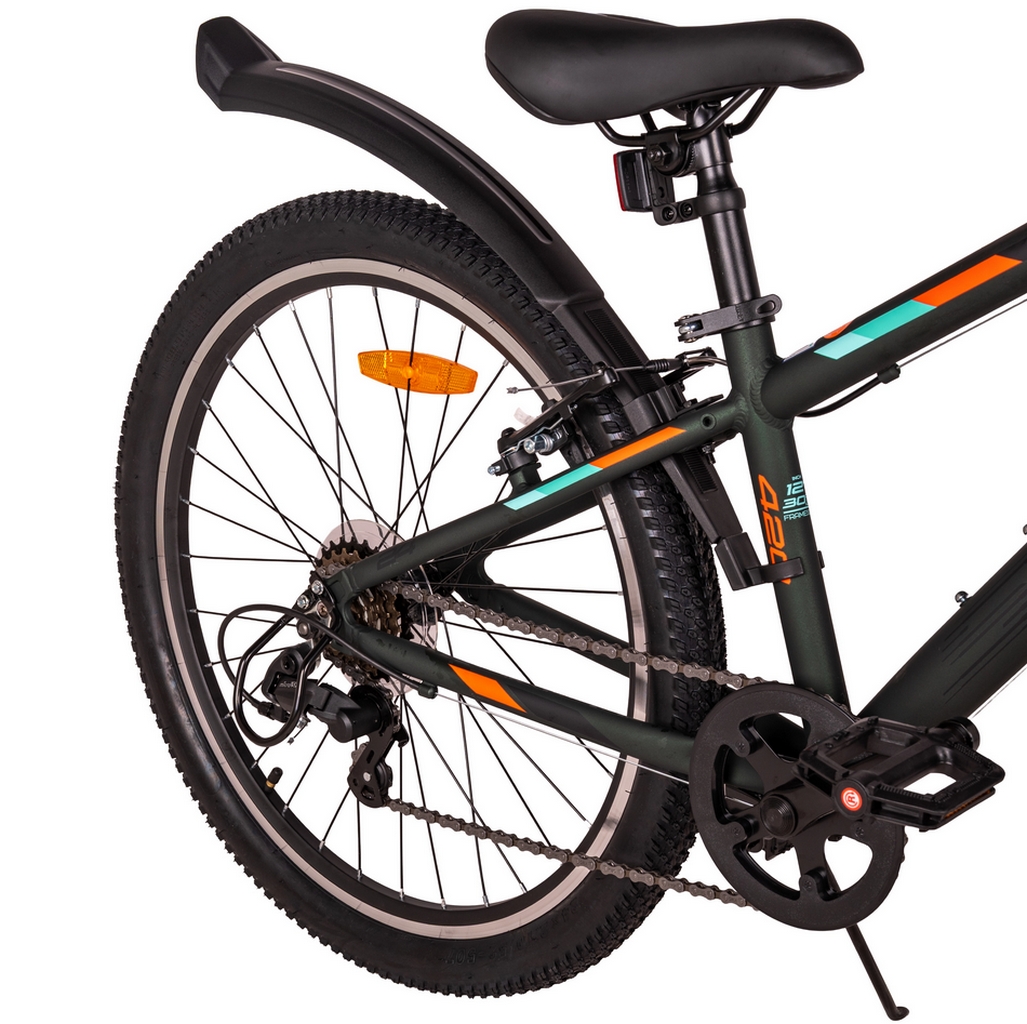 Велосипед 24" Stels Turbo 420 V (рама 12) (ALU рама) (6-ск.) 2026 X0000001862 Темно\зеленый