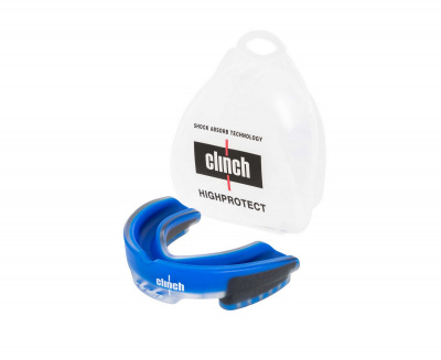 Капа одночелюстная Clinch Contender Triple Layer Mouthguard C513 сине-черный