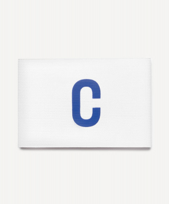 Повязка капитанская Jogel DIVISION Armband, белый\синий