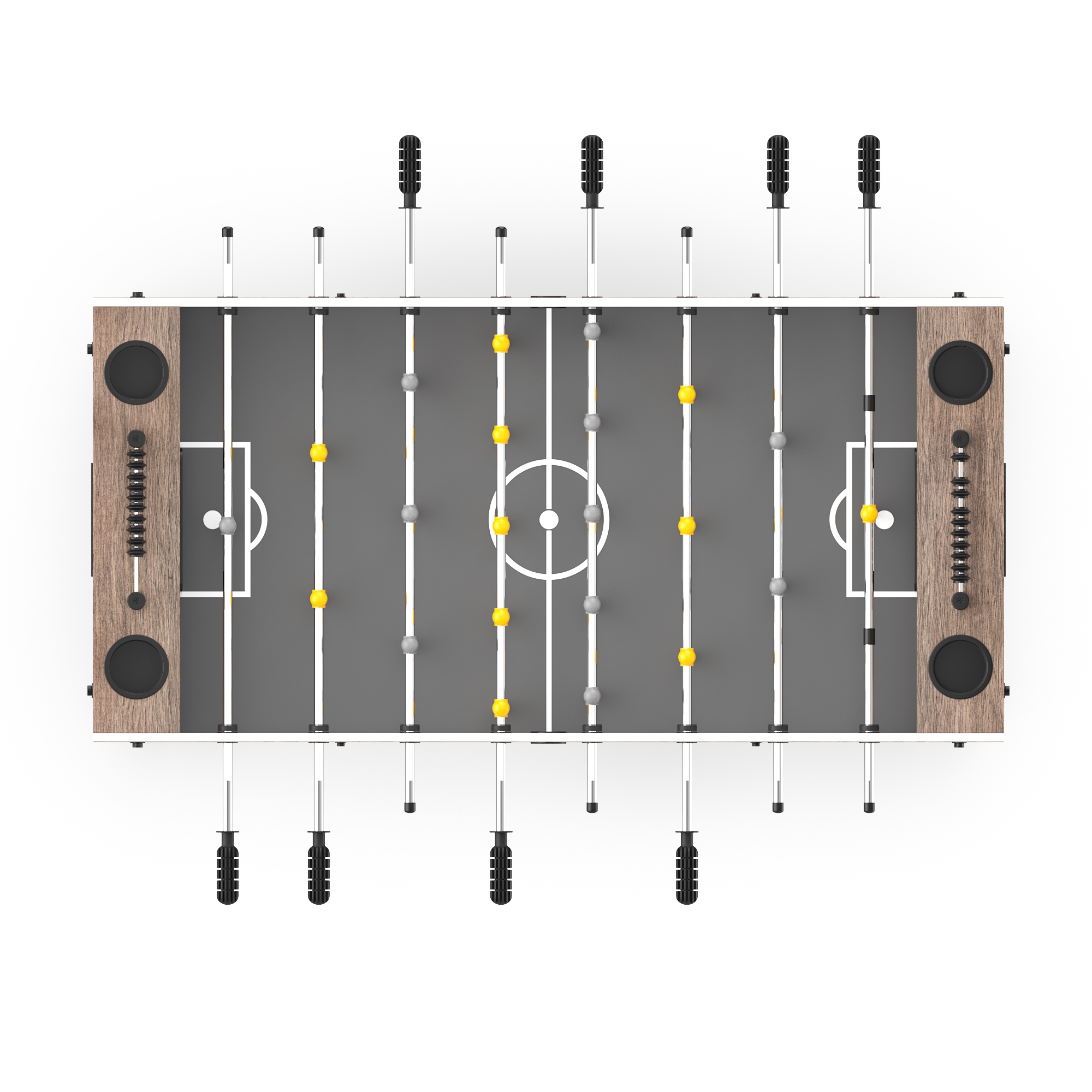 Игровой стол Футбол - Кикер 125х61см Unix Line GTS125X61GWD Grey Wood