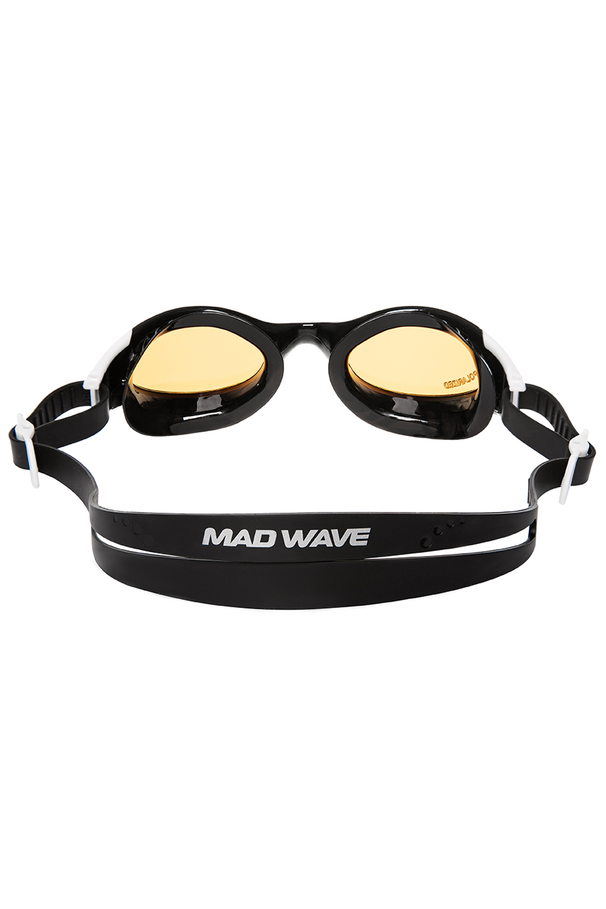Очки для плавания юниорские Mad Wave Flame II junior Polarized M0434 12 0 02W белый