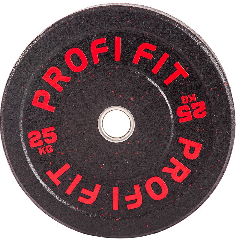 Диск для штанги Hi-Temp с цветными вкраплениями, d51 25кг Profi-Fit