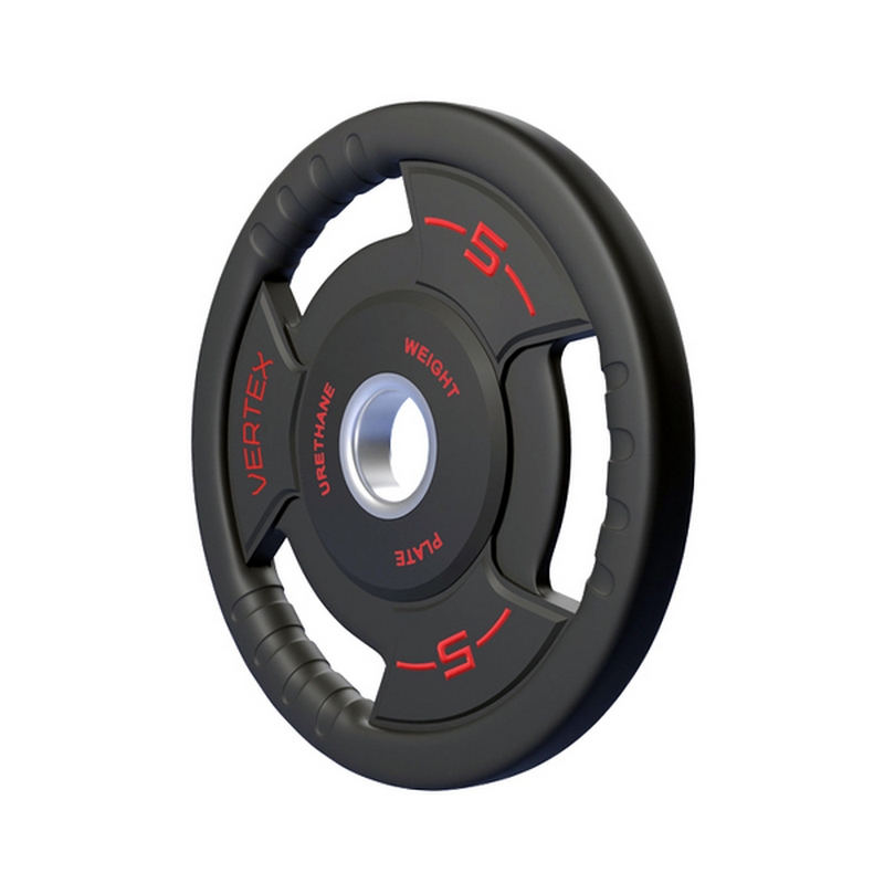 Диск полиуретановый d51мм, 5кг Vertex 91035A-5ВC чёрно-красный